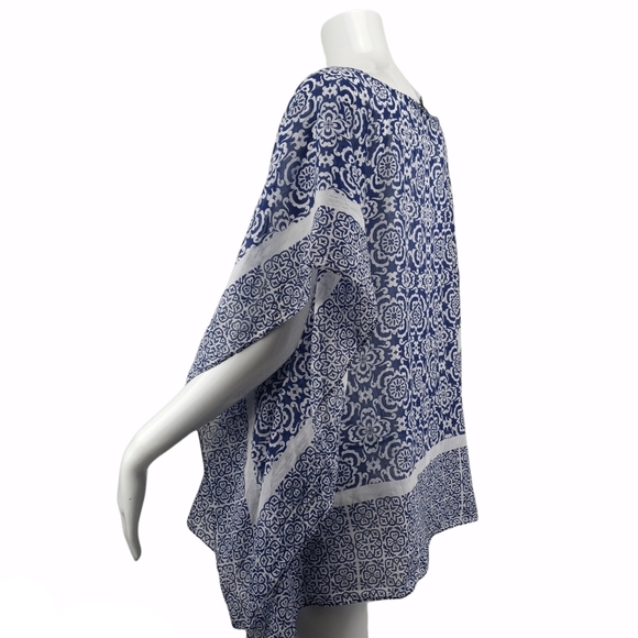 Talbots Printed Cover-up Top - Picture 3 of 6